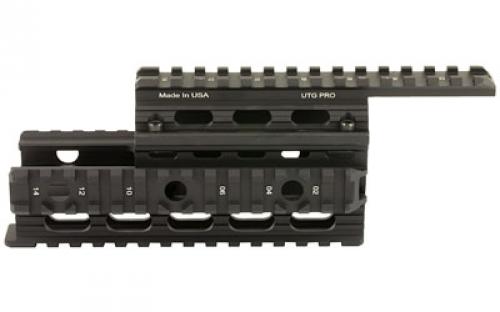 Leapers, Inc. - UTG Tactical Quad Rail, Fits AK, Black MTU009