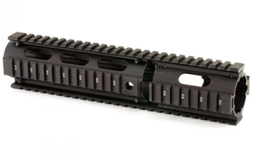 Leapers, Inc. - UTG Model 4/15 Quad Rail, Fits AR Rifles, Carbine Length, with Front Extension, Black MTU015