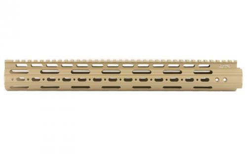 Leapers, Inc. - UTG Handguard, Fits AR Rifles, 15" Super Slim, Free Float, Flat Dark Earth Cerakote MTU019SSD