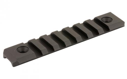 Leapers, Inc. - UTG Rail, Fits Super Slim Rail, Mid-length, 7 Slots, Black MTURS01M
