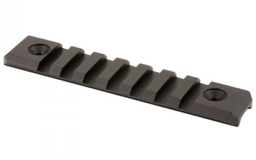 Leapers, Inc. - UTG Rail, Fits Super Slim Rail, Mid-length, 7 Slots, Black MTURS01M