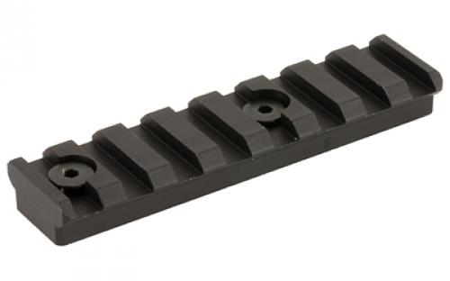 Leapers, Inc. - UTG Keymod Picatinny Rail Section, 3.14, 8 Slots, Black MTURS04M