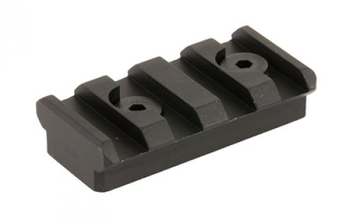 Leapers, Inc. - UTG Keymod Picatinny Rail Section, 1.57, 4 Slots, Black MTURS04S