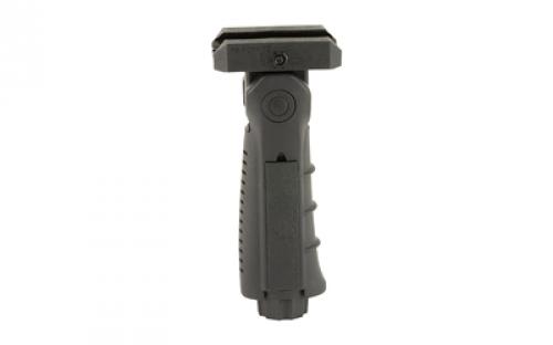 Leapers, Inc. - UTG Model 4 Vertical Foregrip, Fits Picatinny, Ergonomic, Ambidextrous, 5-position Foldable Foregrip, Black RB-FGRP170B