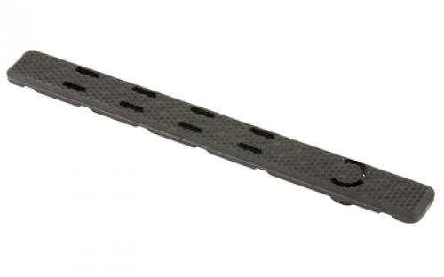 Leapers, Inc. - UTG Low Profile, Rail Covers, Fits KeyMod Rail Slot, 5.5", Black Finish, 7-Pack RB-HP25B