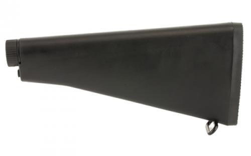 Leapers, Inc. - UTG Model 4, Stock, Fits AR-15, Fixed Stock Assembly, with A2 Extension Tube, Recoil Spring, Buffer Assembly, Stock Spacer, and Screw, Black Finish RB-T469B