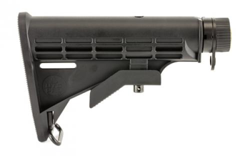 Leapers, Inc. - UTG Model 4, 6-Position Mil-Spec Stock Assembly w/ Buffer, Buffer Tube, & Spring, Black RBU6BM