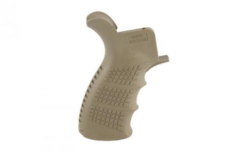 Leapers, Inc. - UTG UTG PRO, Ambidextrous Grip, Built in Storage Compartment, Fits AR-15, Flat Dark Earth RBUPG01D