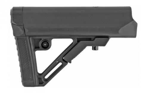 Leapers, Inc. - UTG Model 4 Combat Ops S1, Stock, Ambidextrous Sling Loop and Reversible QD Sling Swivel Housing, Polymer Stock Only, Black Finish RBUS1BMS