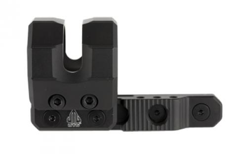 Leapers, Inc. - UTG Keymod Offset Flashlight Ring Mount, Low Profile, Comes with Two Inserts to fit 27mm, 25.4mm (1), or 20mm Flashlight Tube Diameters, Black Finish, Includes Keymod Steel Locking Nuts, Screws, and Allen Wrench for Simple and User Friendly Installation, No Gunsmithing Required RG-FL27KC
