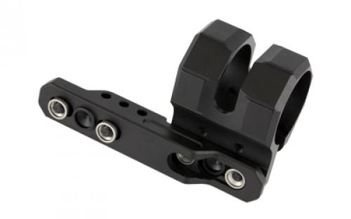 Leapers, Inc. - UTG Keymod Offset Flashlight Ring Mount, Low Profile, Comes with Two Inserts to fit 27mm, 25.4mm (1"), or 20mm Flashlight Tube Diameters, Black Finish, Includes Keymod Steel Locking Nuts, Screws, and Allen Wrench for Simple and User Friendly Installation, No Gunsmithing Required RG-FL27KC