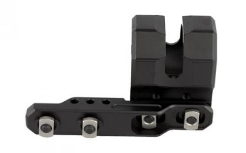 Leapers, Inc. - UTG M-LOK Offset Flashlight Ring Mount, Low Profile, Comes with Two Inserts to fit 27mm, 25.4mm (1), or 20mm, Flashlight Tube Diameters, Black Finish, Includes M-LOK Steel Locking Nuts, Screws, and Allen Wrench for Simple and User Friendly Installation, No Gunsmithing Required RG-FL27MC