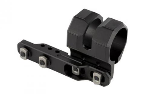 Leapers, Inc. - UTG M-LOK Offset Flashlight Ring Mount, Low Profile, Comes with Two Inserts to fit 27mm, 25.4mm (1"), or 20mm, Flashlight Tube Diameters, Black Finish, Includes M-LOK Steel Locking Nuts, Screws, and Allen Wrench for Simple and User Friendly Installation, No Gunsmithing Required RG-FL27MC