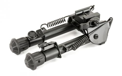 Leapers, Inc. - UTG Tactical Op Bipod, Fits Picatinny or Weaver Rail, 5.9 - 7.3, with QD Lever Mount, Black TL-BP78Q