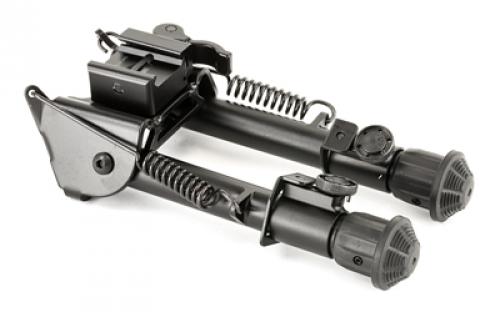 Leapers, Inc. - UTG Tactical Op Bipod, Fits Picatinny or Weaver Rail, 5.9" - 7.3", with QD Lever Mount, Black TL-BP78Q