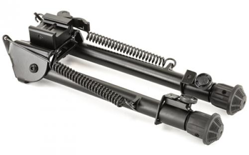 Leapers, Inc. - UTG Tactical Op Bipod, Fits Picatinny or Weaver Rail, 8" - 12.4", with QD Lever Mount, Black TL-BP88Q