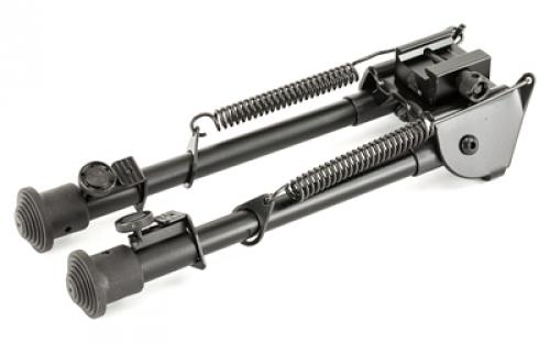 Leapers, Inc. - UTG Tactical Op Bipod, Fits Picatinny Rail or Swivel Stud, 8.3 - 12.7, Tactical/Sniper Profile with Adjustable Height, Black TL-BP88
