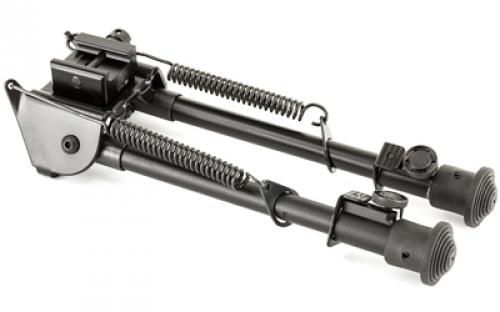 Leapers, Inc. - UTG Tactical Op Bipod, Fits Picatinny Rail or Swivel Stud, 8.3" - 12.7", Tactical/Sniper Profile with Adjustable Height, Black TL-BP88