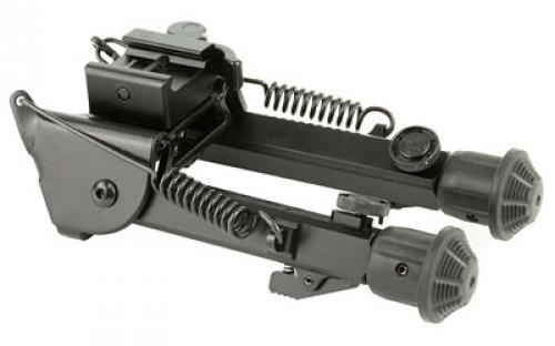 Leapers, Inc. - UTG Super Duty Bipod, Fits Picatinny or Weaver Rail, 6" - 8.5", with QD Lever Mount, Black TL-BP98Q