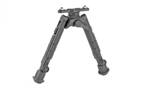 Leapers, Inc. - UTG Recon 360 TL Bipod, Black, 360 Degree Panning, M-LOK, 7-9, Anodized Aluminum TL-BPM01