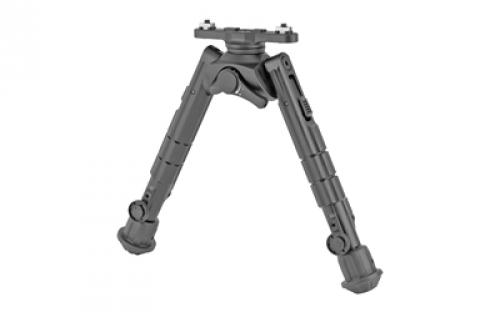 Leapers, Inc. - UTG Recon 360 TL Bipod, Black, 360 Degree Panning, M-LOK, 7"-9", Anodized Aluminum TL-BPM01