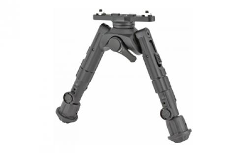 Leapers, Inc. - UTG Recon 360 TL Bipod, Black, 360 Degree Panning, M-LOK, 5.5"-7", Anodized Aluminum TL-BPM02