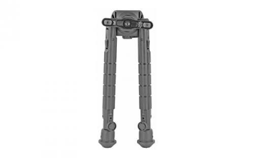 Leapers, Inc. - UTG Recon 360 TL Bipod, Black, 360 Degree Panning, M-LOK, 8"-12", Anodized Aluminum TL-BPM03