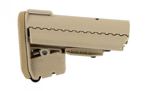 VLTOR E-MOD Mil-Spec Stock, Fits AR Rifles, Tan Finish AEB-MT