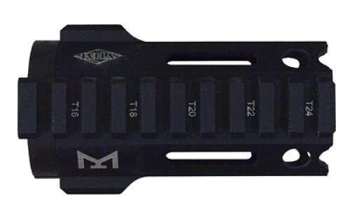 Yankee Hill Machine Co MR7, M-LOK Handguard, Fits AR-15, Mini, Anodized Finish, Black YHM-5332