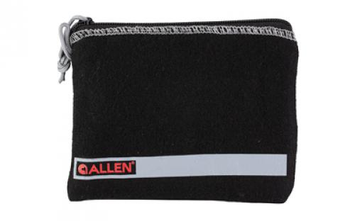 Allen Locking Pistol Pouch, Compact, 5x7, Fleece, Black 3626