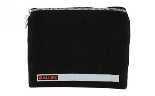 Allen Locking Pistol Pouch, Compact, 9x7, Fleece, Black 3628