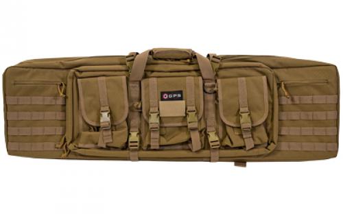 GPS Tactical Double Rifle Case, Flat Dark Earth, 42, 600 Denier Polyester GPS-DRC42-FDE