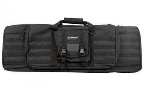 Mission First Tactical Double Rifle Case, 36 Long, Fits 2 Rifles, 600 Denier Ballistic Nylon, Matte Finish, Black B1-DRC-36-BL