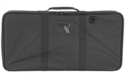 NCSTAR Discreet Carbine Case, Nylon, Black, Fits 16 Barreled AR Platform Rifles, Includes Shoulder Strap CV3DIS2947B-26