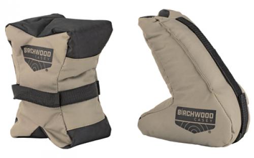Birchwood Casey Tactical Gun Rest, Specifically Designed for Tactical Rifles, Heavy Duty Ballistic Nylon Fabric Holds Up to Rough Edge Pic Rail Handguards, Rear Bag Can Be Used Two Different Directions BC-SRB-CMBO