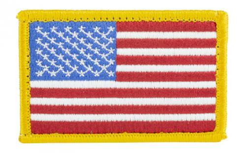 BLACKHAWK American Flag Patch, 2X3, Hook and Loop, Red, White and Blue 90RWBV