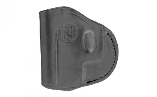 1791 2 Way Holster, Inside Waistband Holster, Size 4, Right Hand, Stealth Black, Leather 2WH-4-SBL-R