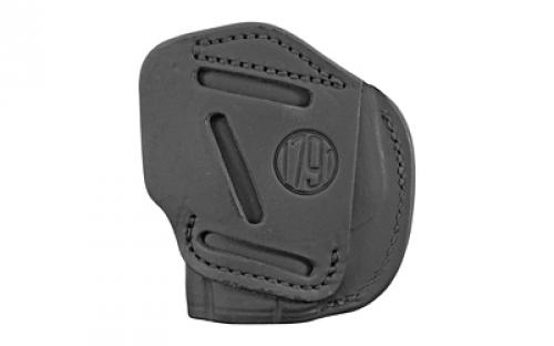 1791 3 Way Holster, OWB Holster, Size 2, Ambidextrous, Stealth Black, Leather 3WH-2-SBL-A