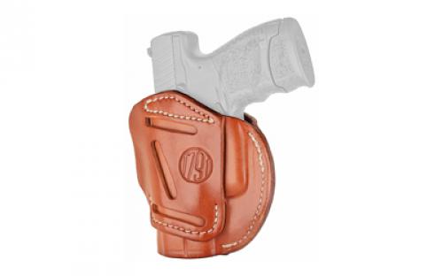 1791 3 Way Holster, OWB Holster, Size 3, Ambidextrous, Classic Brown, Leather 3WH-3-CBR-A