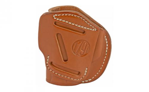 1791 4 Way Holster, Leather Belt Holster, Right Hand, Classic Brown, Fits Glock 42, Size 2 4WH-2-CBR-R