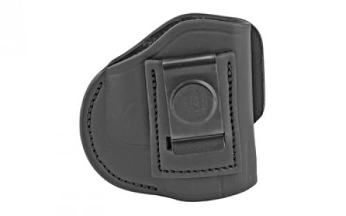 1791 4 Way Holster, Concealment & Belt Holster, IWB/OWB, Stealth Black Leather, Fits Glock 26/27/28/29/30/33/39, Springfield XDS/XDE/XD9/XD40, Right Hand, Size 4 4WH-4-SBL-R