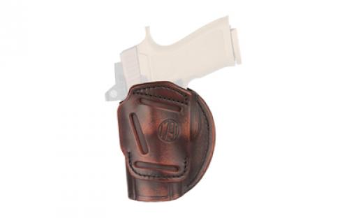 1791 4 Way, Inside/Outside Waistband Holster, Size 6, Matte Finish, Leather Construction, Vintage Brown, Right Hand 4WH-6-VTG-R