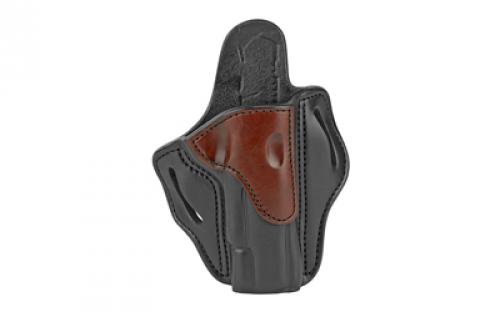 1791 Belt Holster 1, Right Hand, Black/Brown Leather, Fits 1911 4 & 5 BH1-BLB-R