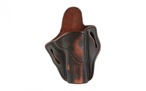 1791 BHC, OWB Belt Holster, Size 1, Matte Finish, Vintage Leather, Right Hand BH1-VTG-R