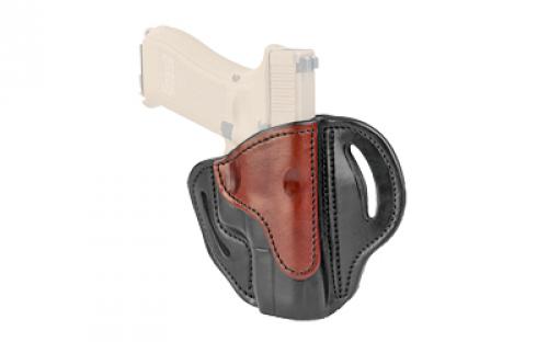 1791 BH2.1, OWB Holster, Size 2.1, Right Hand, Black/Brown, Leather BH2.1-BLB-R