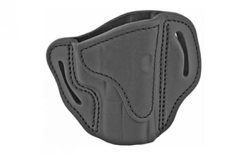 1791 BH2.1, Belt Holster, Right Hand, Black, Leather, Fits 1911 Officer with Rail / Glock 17, 19, 19x, 23, 25, 26, 27, 28, 29, 30, 32, 33, 45, 48 / FN FNS-9 / Ruger SR9, SR40, SR22 / S&W MP9, MP40, MP40c, Shield, 5903 / Sig Sauer P225-A1, P228, P229, P229c / Springfield XD9, XD40, XDS, XDE / Walther P99, P22, PPS, CCP / Taurus PT111, G2, G2c, 709 Slim / And similar frames BH2.1-SB