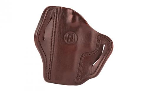 1791 BH2.3, Belt Holster, Right Hand, Signature Brown, Leather, Fits 1911 4"& 5" with Full Rail / Beretta 92FS / CZ 75, P01, P07, P10 / H&K VP9, VP40, P2000 / Glock 17, 20, 21, 22, 31, 34, 35, 40, 41 / Rock Island 1911 5" TCM, TAC Ultra 5" / Ruger P95, American / Sig Sauer P220, P226 / Steyr M9-A1 / Walther P99, PPQ / And similar frames BH2.3-SBR-R
