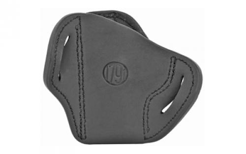 1791 Belt Holster 2.4, Right Hand, Stealth Black Leather, Fits Sig P320C, P229, M11A1, Springfield XDMC, FN FIVE-SEVEN USG and MK2 BH2.4S-SBL-R