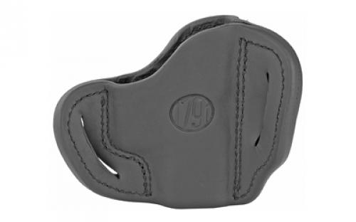 1791 BHC, Belt Holster, Left Hand, Stealth Black, Leather, Fits 1911 3" / Bersa Thunder 380 / Glock 42, 43, 43x / Kahr CW45, K9 / Kimber Micro 380, Micro 9, Ultra Carry / Ruger LC9, SR22, SR1911 / Sig Sauer P238, P365, Ultra Nitron / Walther PPK / And similar frames BHC-SBL-L
