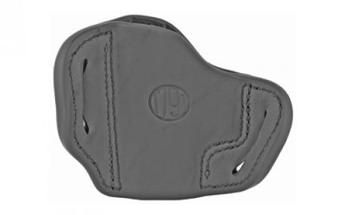 1791 Belt Holster, Right Hand, Carbon Fiber Black, Leather, Fits 1911 3" / Bersa Thunder 380 / Glock 42, 43, 43x / Kahr CW45, K9 / Kimber Micro 380, Micro 9, Ultra Carry / Ruger LC9, SR22, SR1911 / Sig Sauer P238, P365, Ultra Nitron / Walther PPK / And similar frames CF-BHC-SBL-R